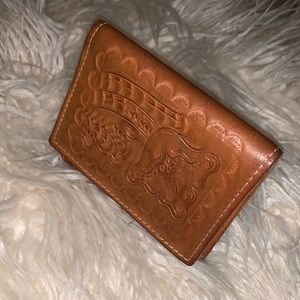 Cute vintage wallet- leather